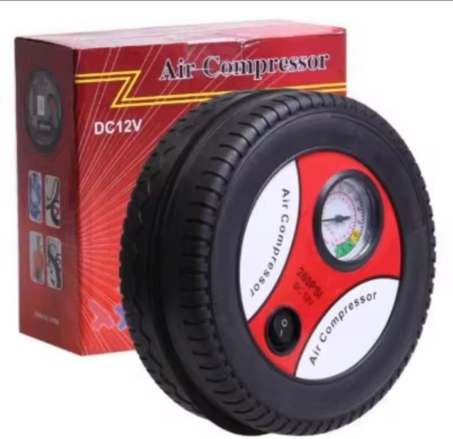 Mini kompresor za auto u obliku tocka...