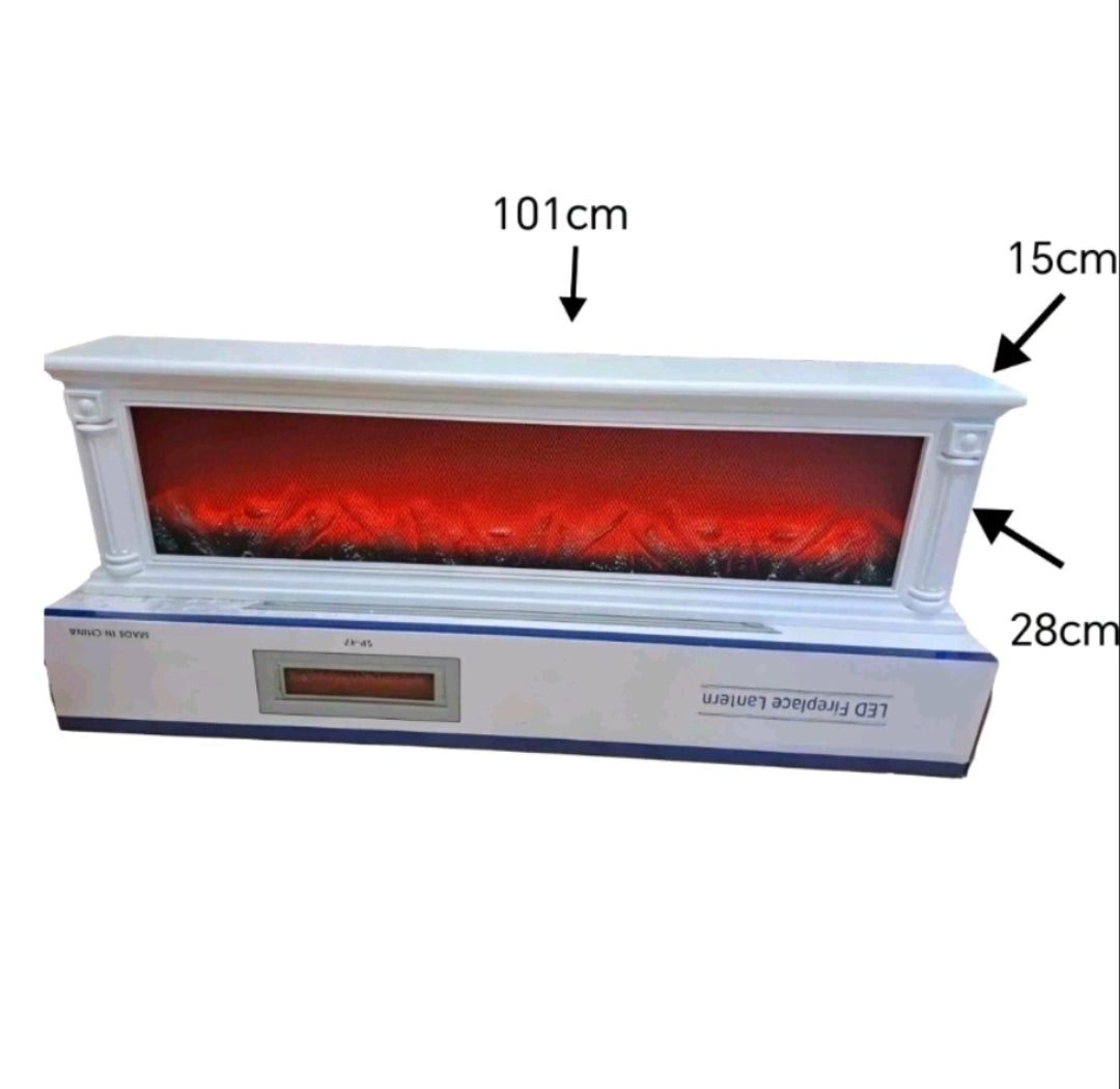 LED Kamin - dekorativna imitacija kamina 101x28x15cm...