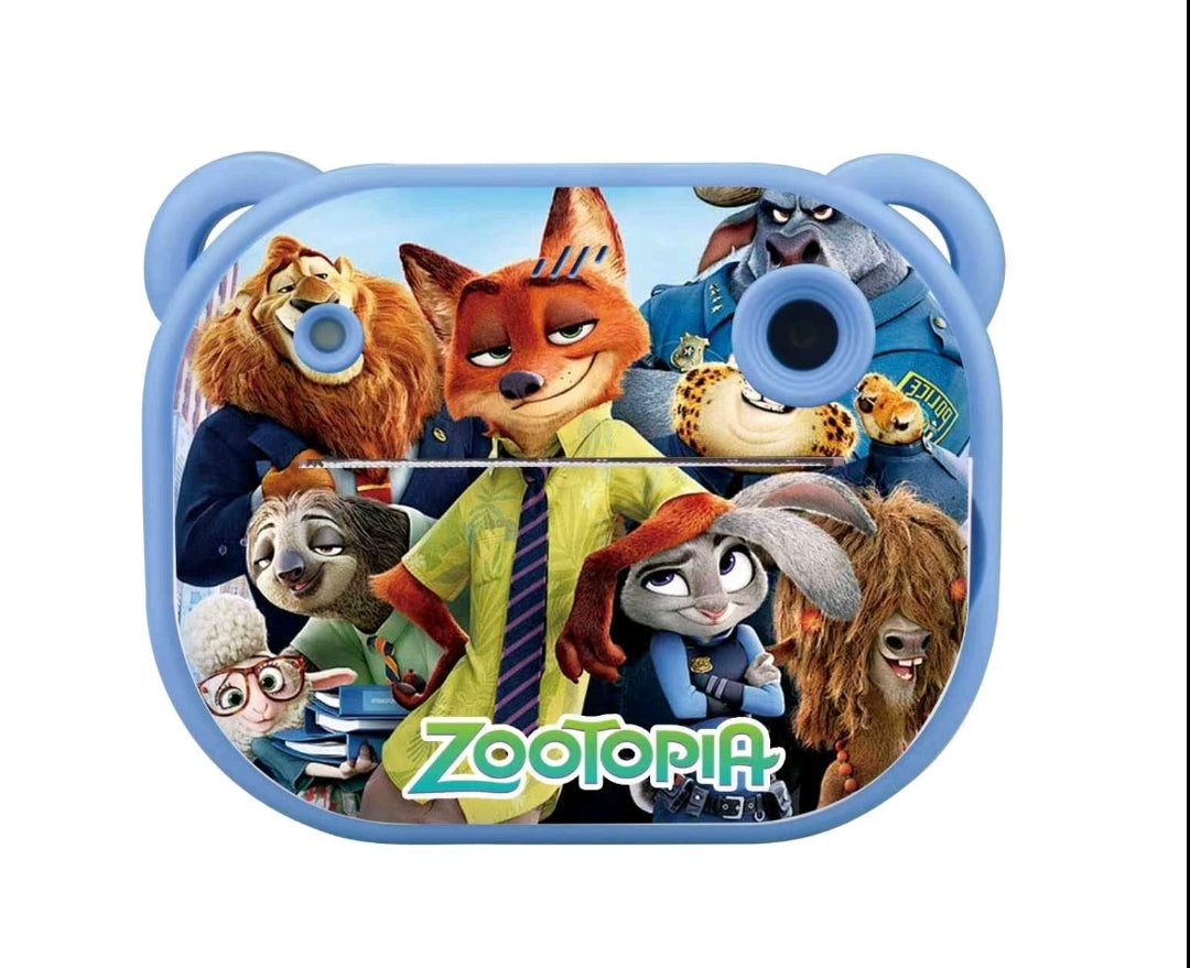 Foto aparat i stampac za decu sa animal printom ZOOTOPIA...