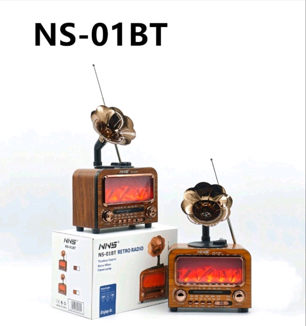 Retro radio sa imitacijom kamina NS-01BT...