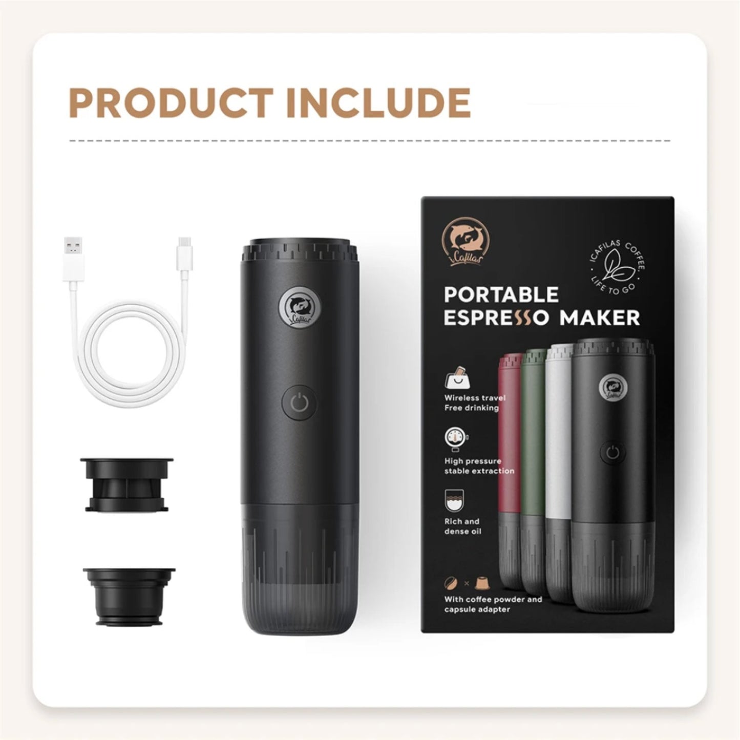 Aparat za Espresso kafu Mini prenosni...