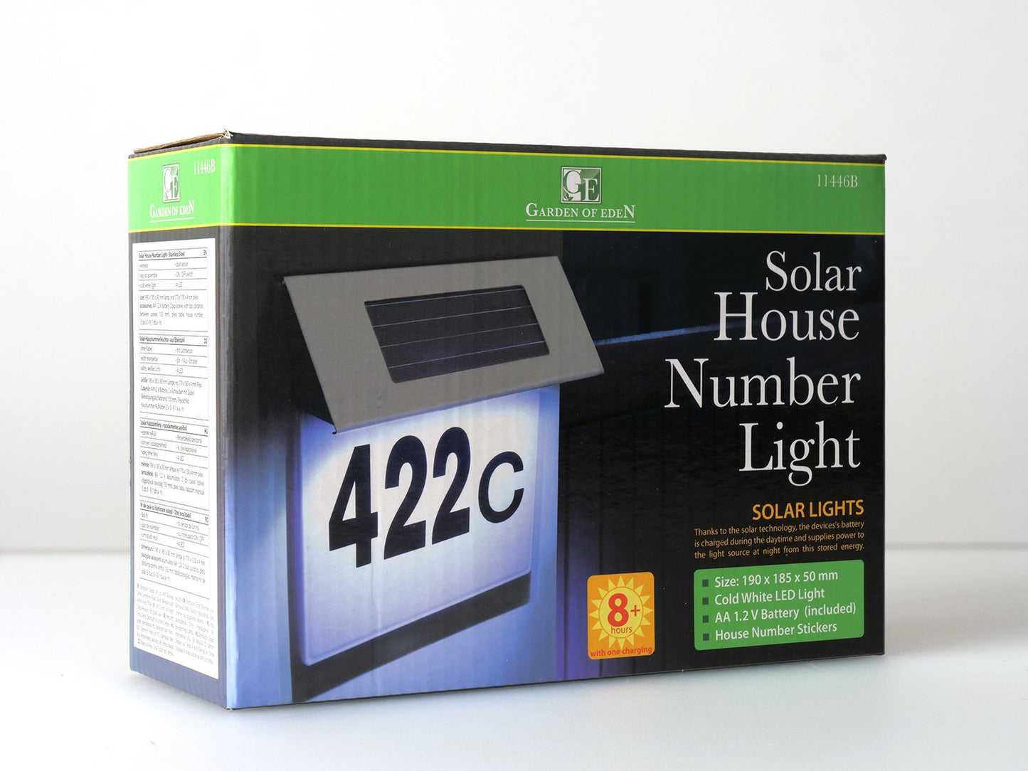 Kucni broj sa LED solarnim osvetljenjem...