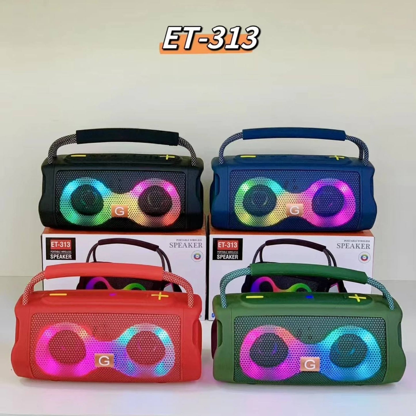 Bluetooth zvucnik sa osvetljenjem ET-313...