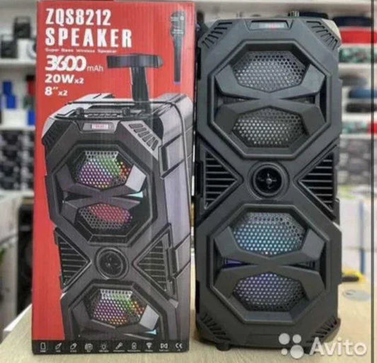 Karaoke bluetooth zvučnik ZQS 8212 + bežični mikrofon