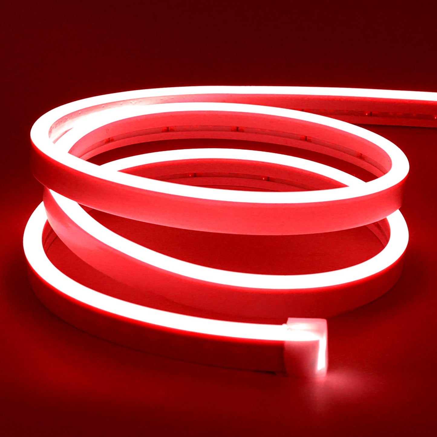 LED NEON fleksibilna traka 5m Crvena...