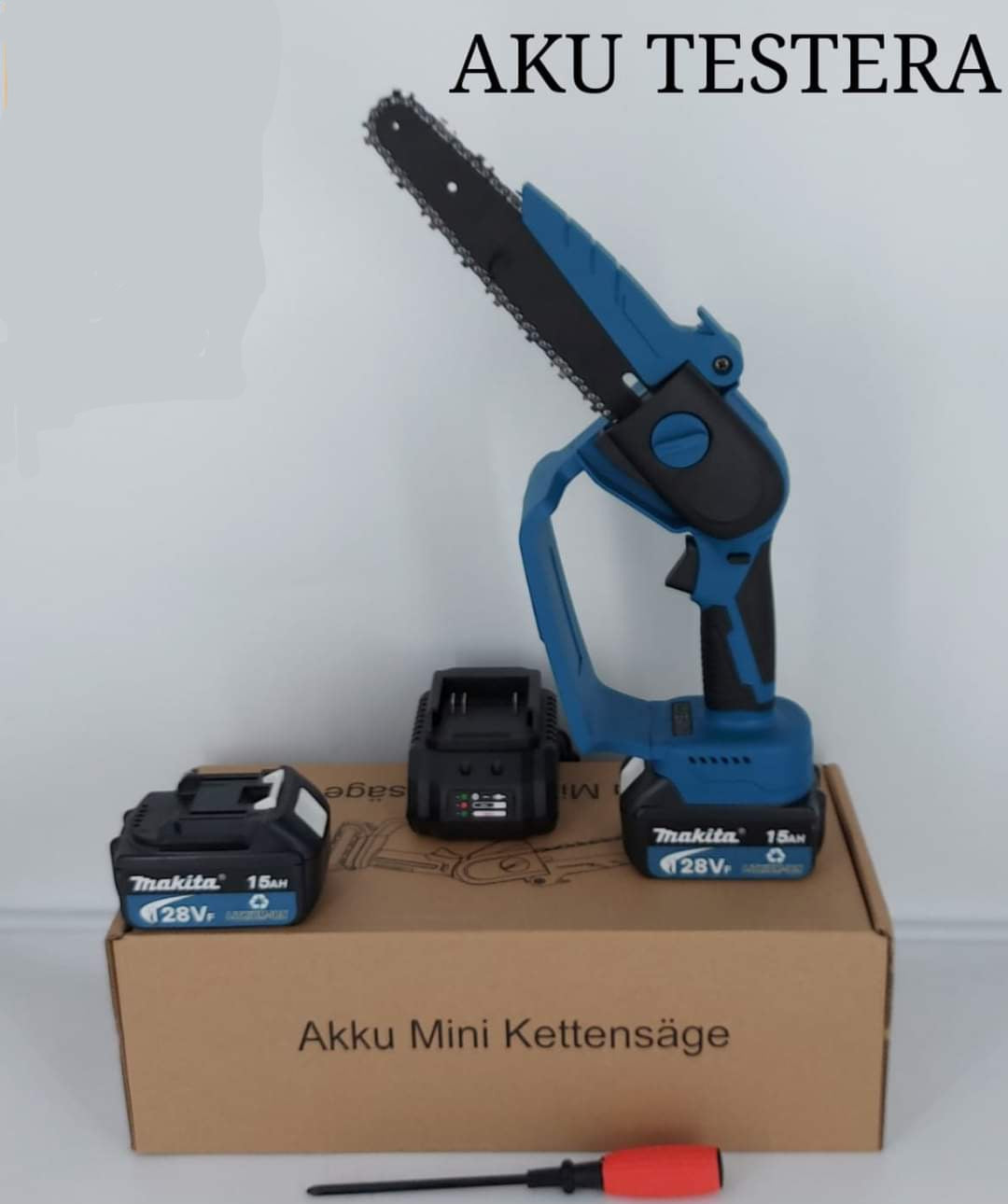 Makita aku testera Velika 88v dve baterije 30cm 8inca mac