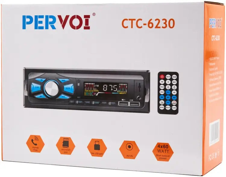 Auto radio bluetooth Car MP3 PERVOI CTC-6230...