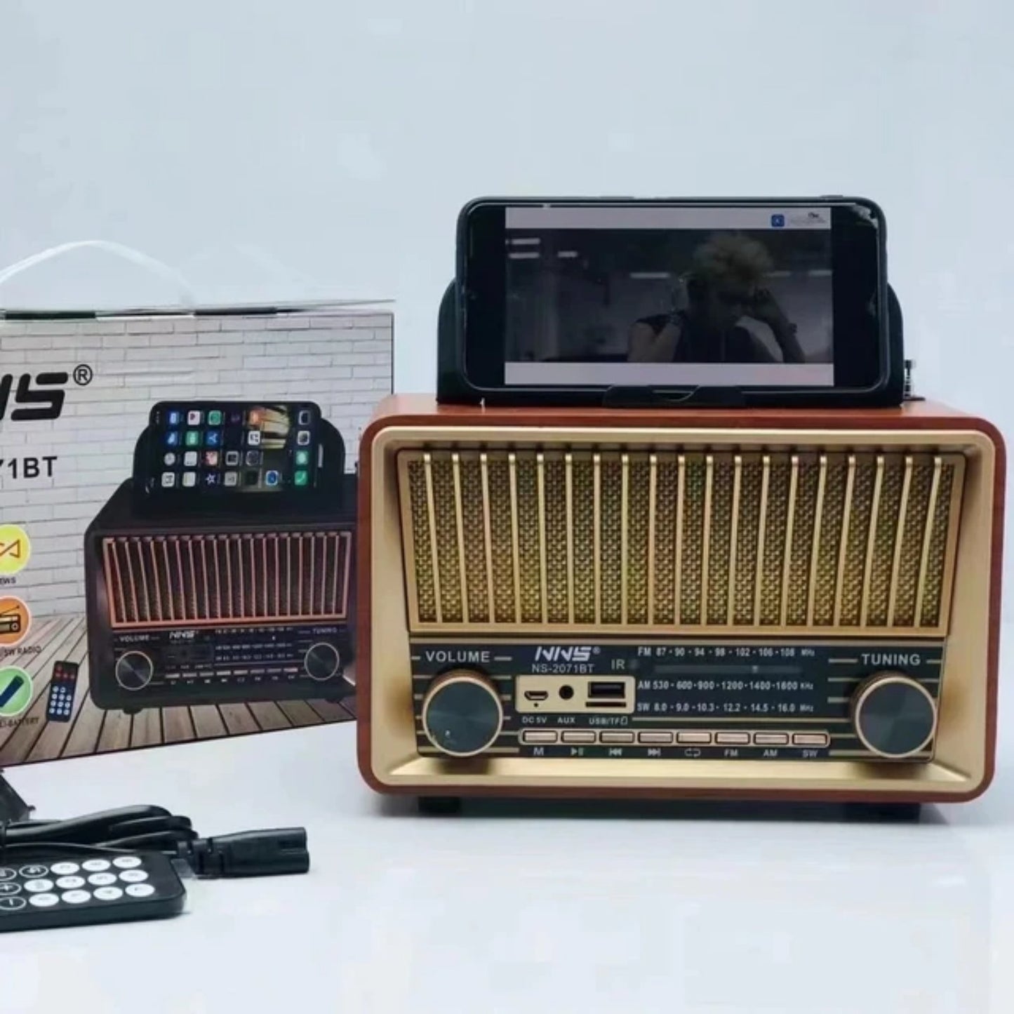 Retro bluetooth radio NNS2071BT