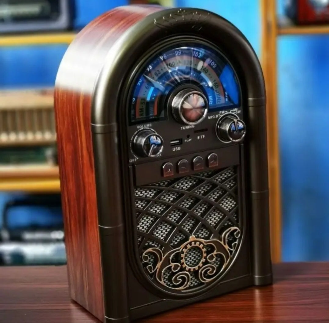 Retro bluetooth radio FM stereo...