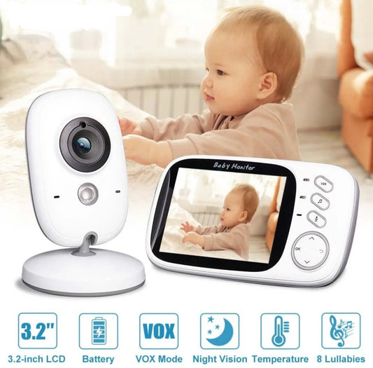 Bebi monitor Bebi alarm sa termometrom Baby kamera 3.2 LCD...