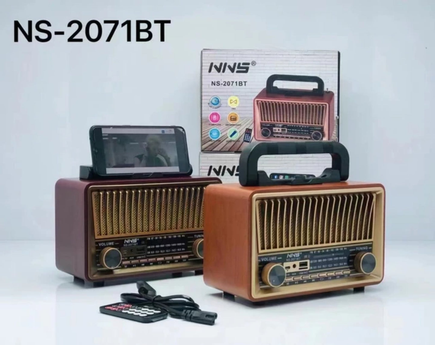 Retro bluetooth radio NNS2071BT