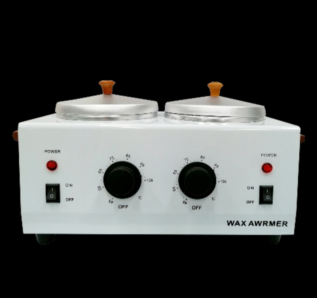 Topilica za vosak dupla - 2x 400ml, metalna sa poklopcem...