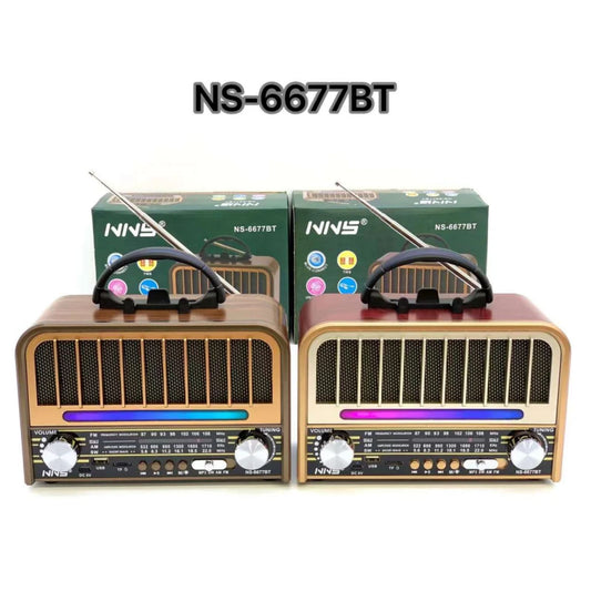 Retro Bluetooth radio NS-6677BT...