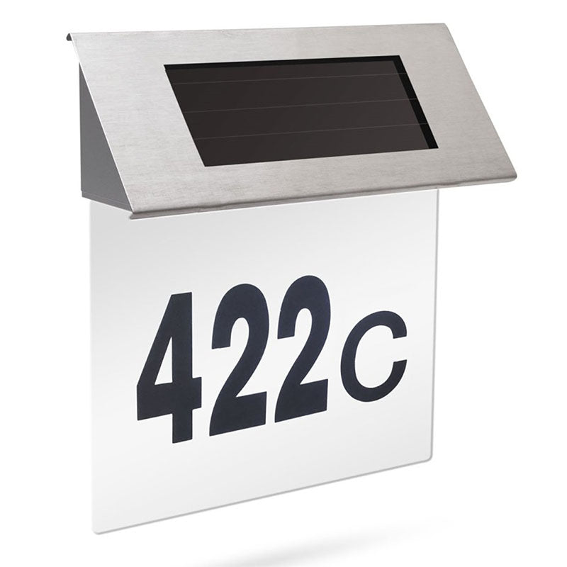 Kucni broj sa LED solarnim osvetljenjem...