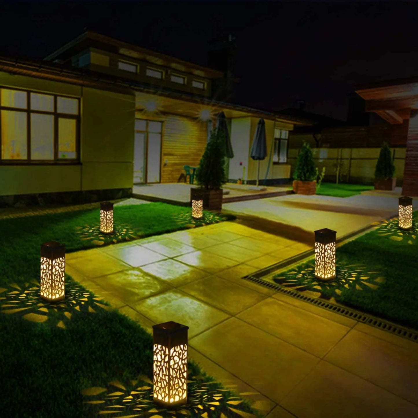 Solarne LED lampe za dvoriste...