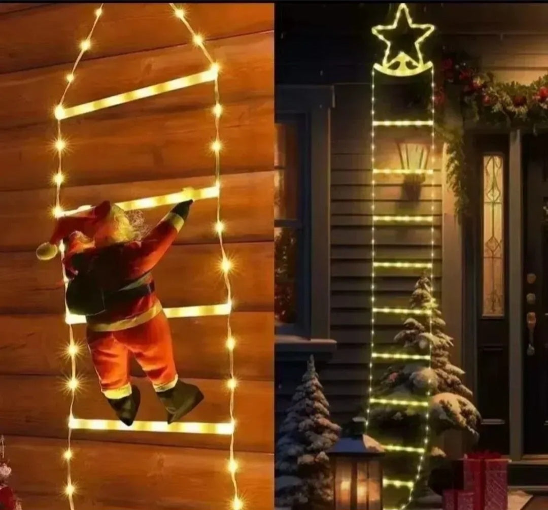LED Penjuci Deda Mraz sa merdevinama...