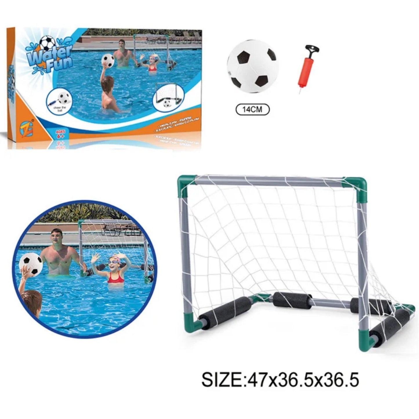 Vaterpolo set na vodi...