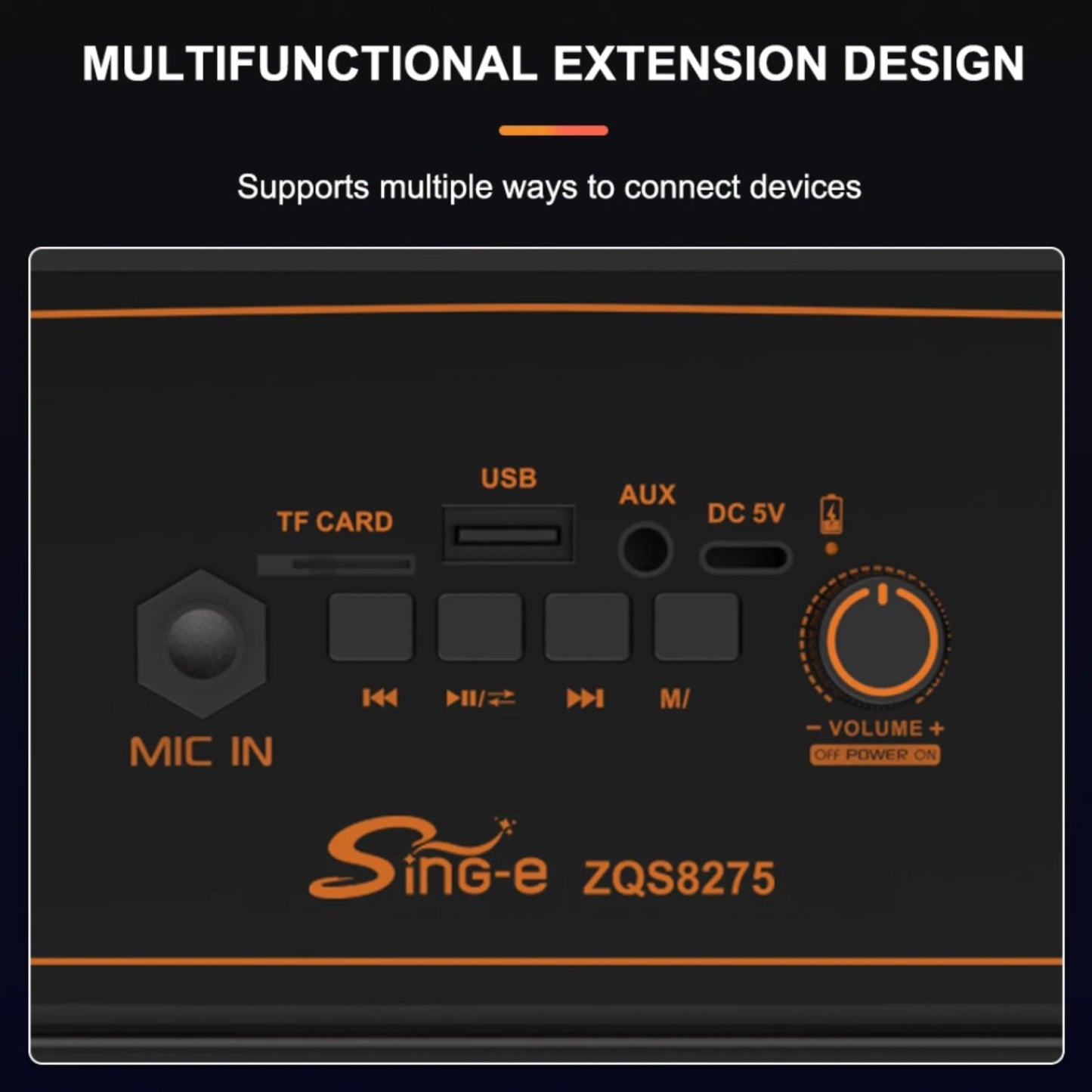 Bluetooth zvucnik ZQS-8275...