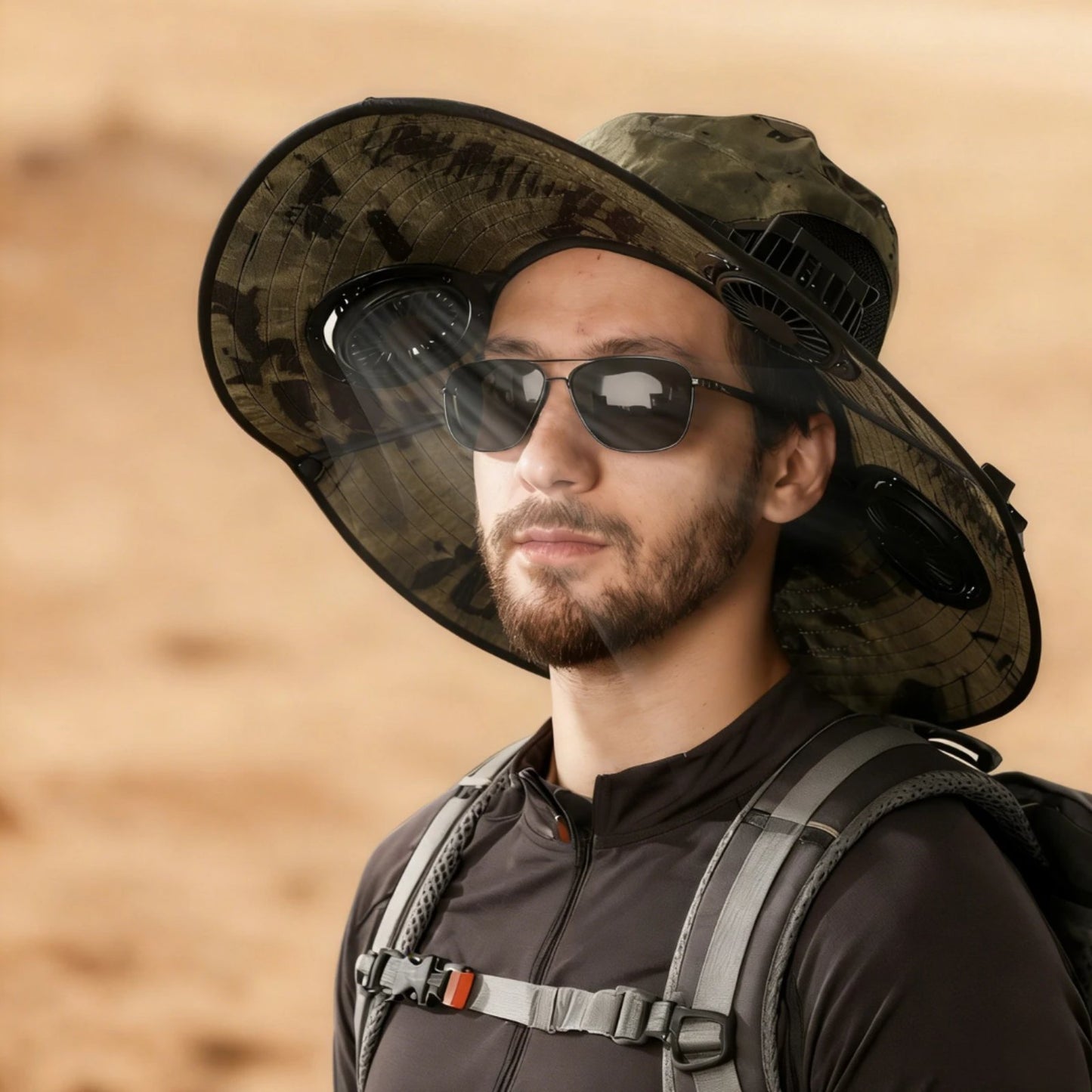 Sesir sa solarnim ventilatorom...