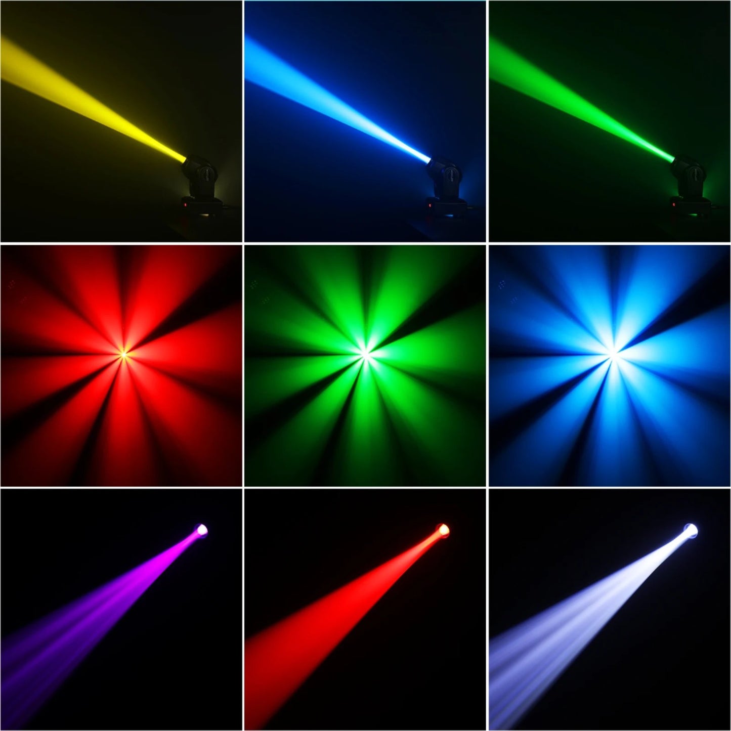 Mini pokretna glava sa LED efektima...