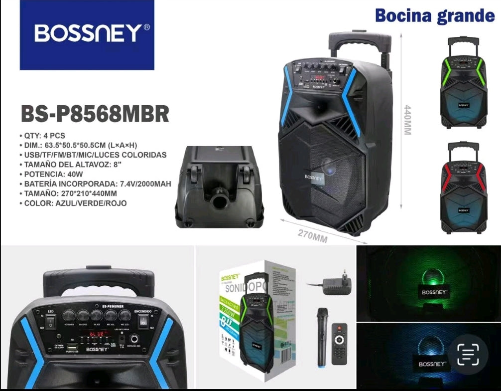Bluetooth zvucnik sa BEZICNIM mikrofonom BS-P8568MBR...
