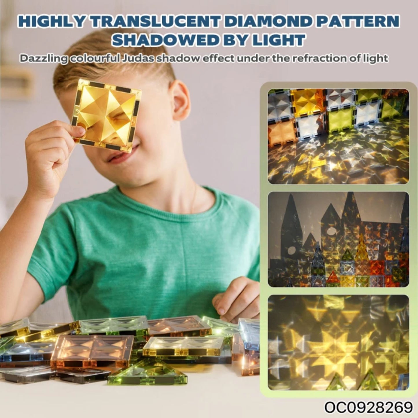 Svetlece Magnetne kocke 124 dela...