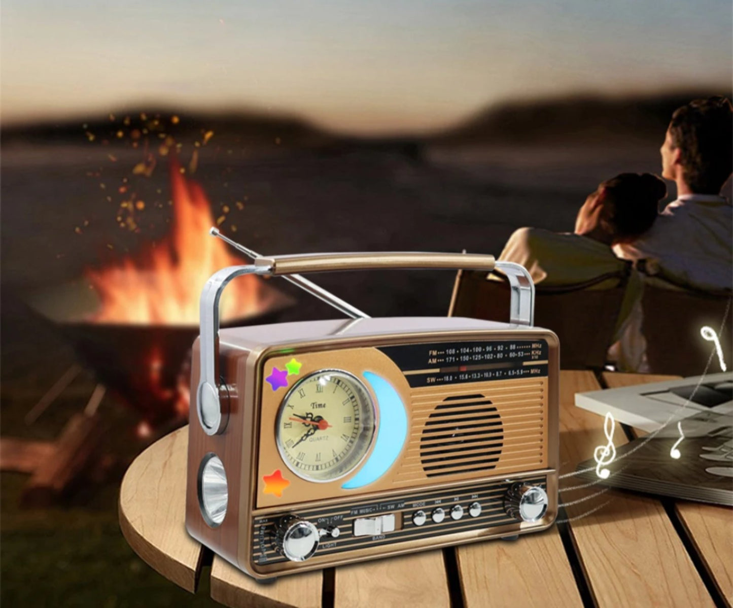 Retro radio bluetooth YG-7030BTS...
