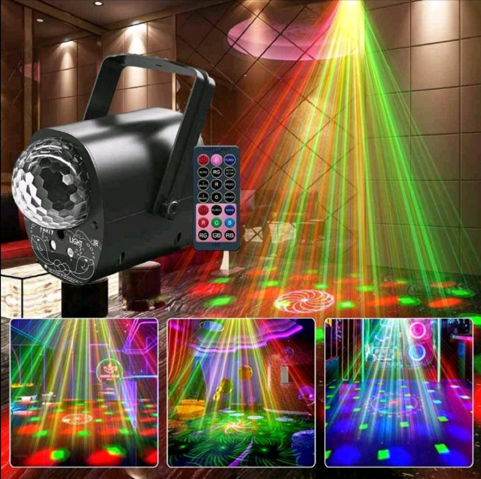 Disco kugla laser 2u1...