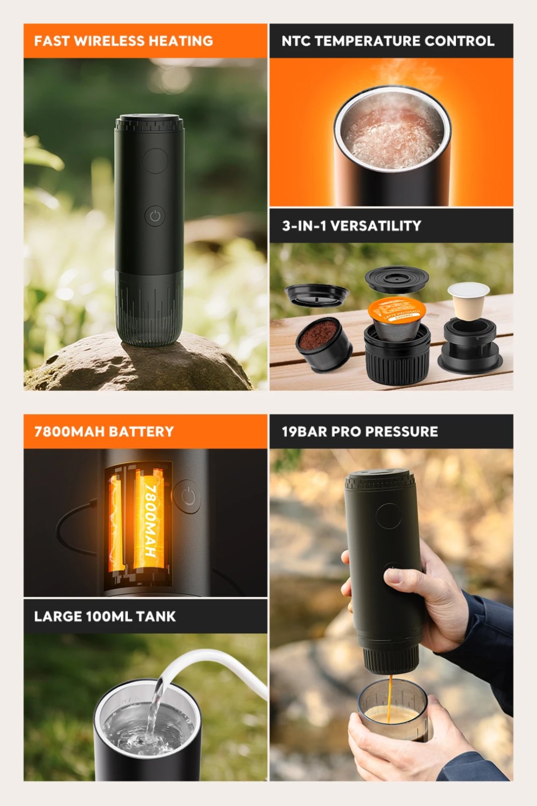 Aparat za Espresso kafu Mini prenosni...