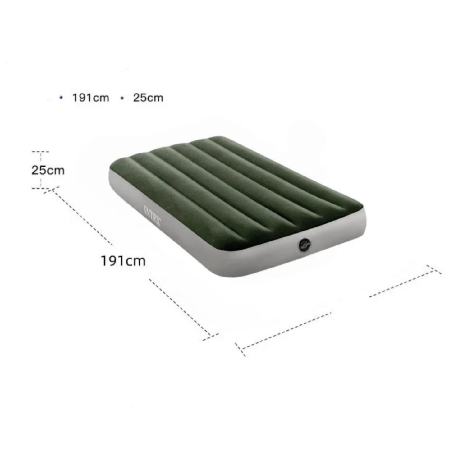 Dusek - krevet na naduvavanje duo - INTEX 191x137x25cm...