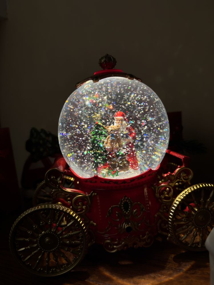 Novogodisnja svetleca kocija...