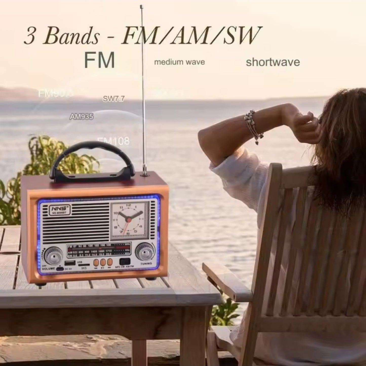 Retro radio NS-8890BT...