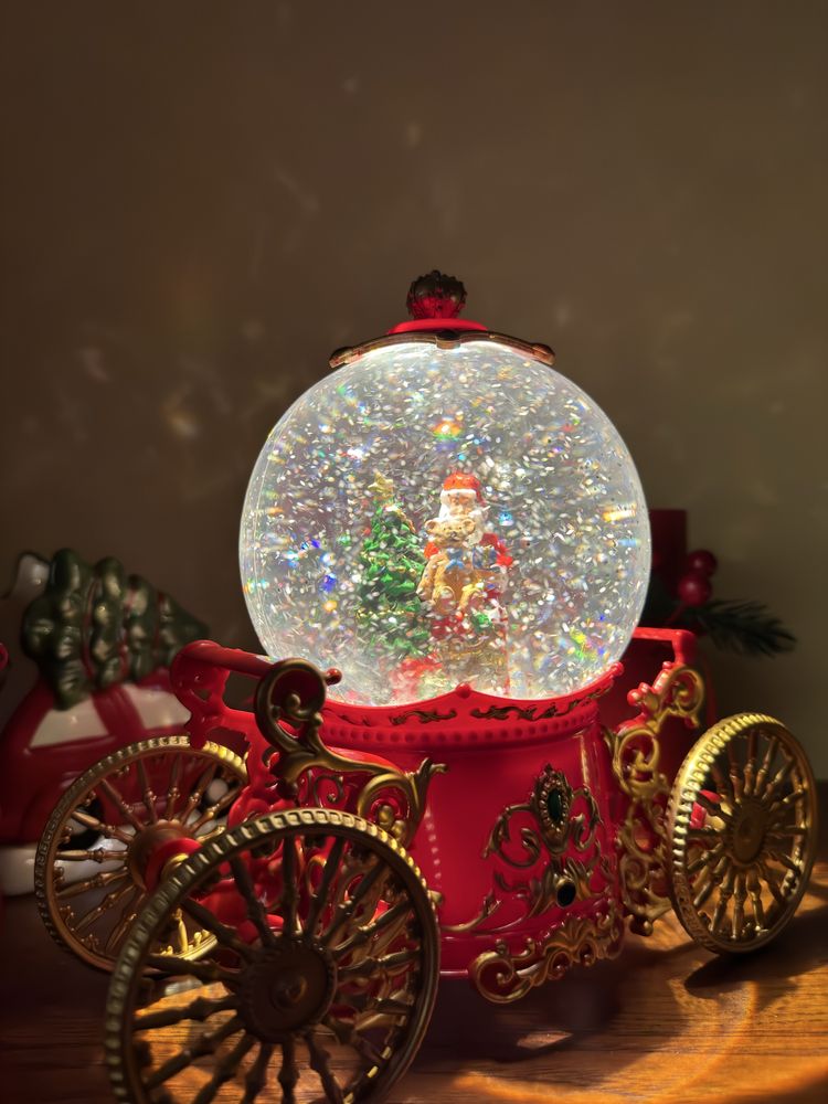 Novogodisnja svetleca kocija...