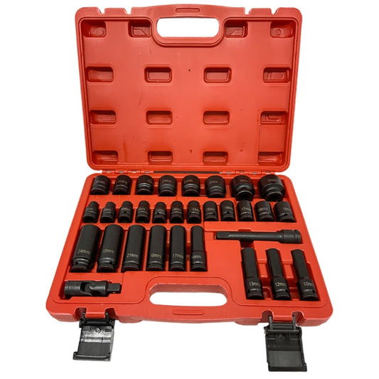 Set udarnih nasadnih gedora u koferu 1/2" od 32 dela...