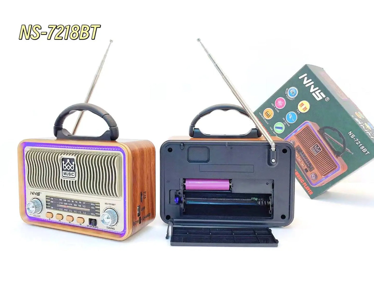 Radio Retro bluetooth NS-7218BT...