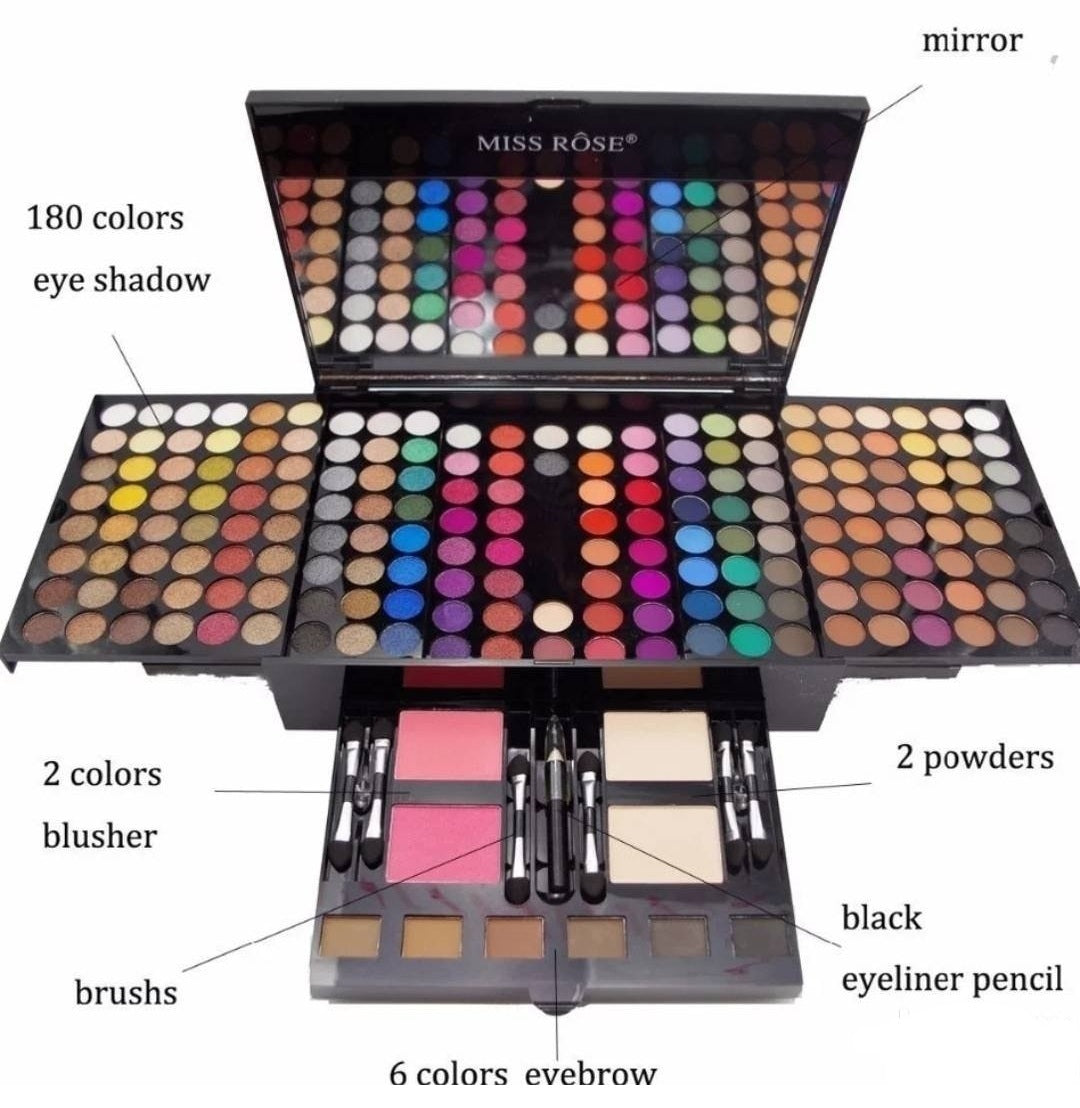 Set paleta sminke sa ogledalom Miss Rose...