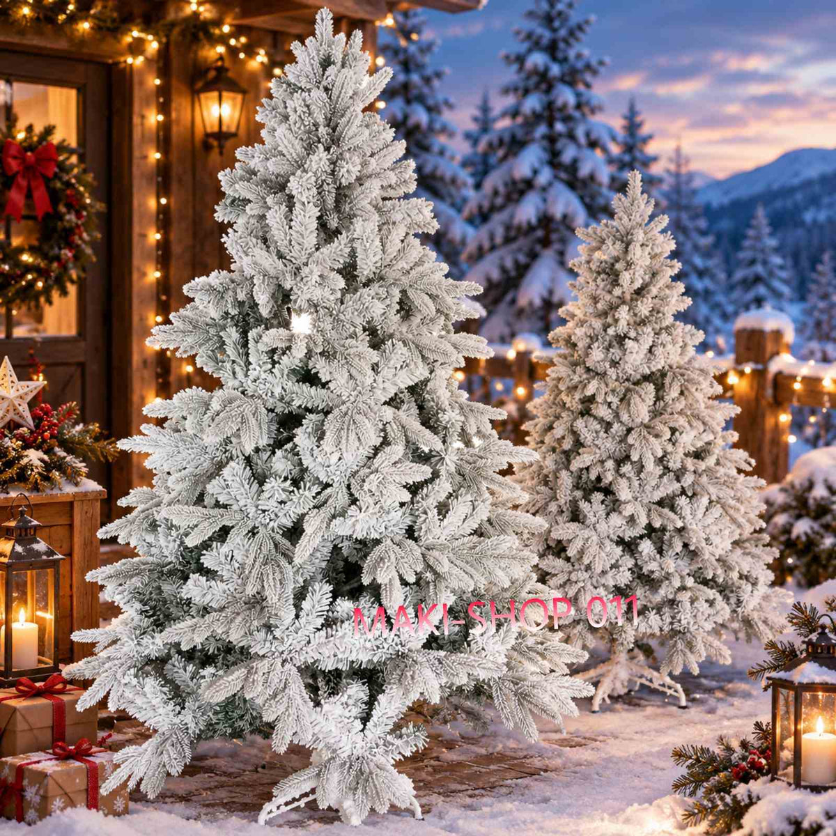 Novogodisnja prelepa Snezna jelka 180cm...
