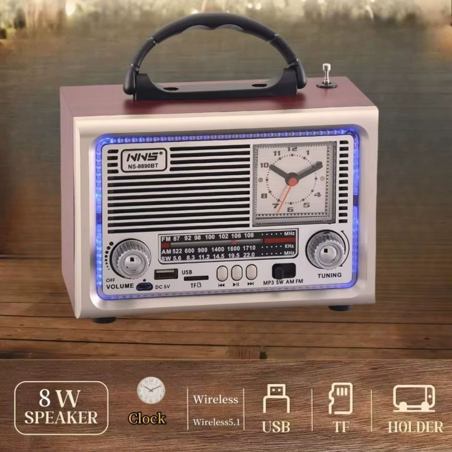 Retro radio NS-8890BT...