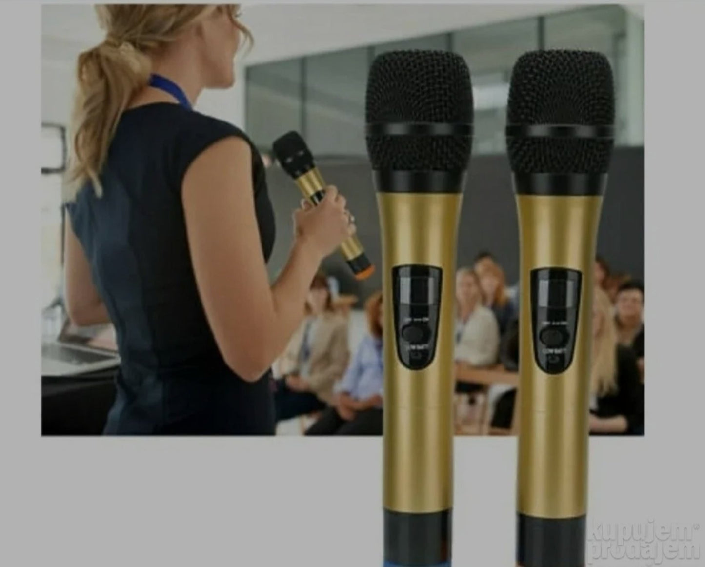 Bezicni mikrofon set od 2 mikrofona WG-200II...