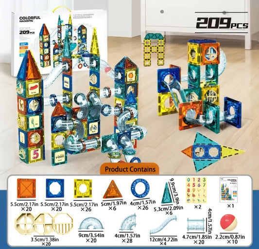 Magnetne kocke - set od 209 delova...