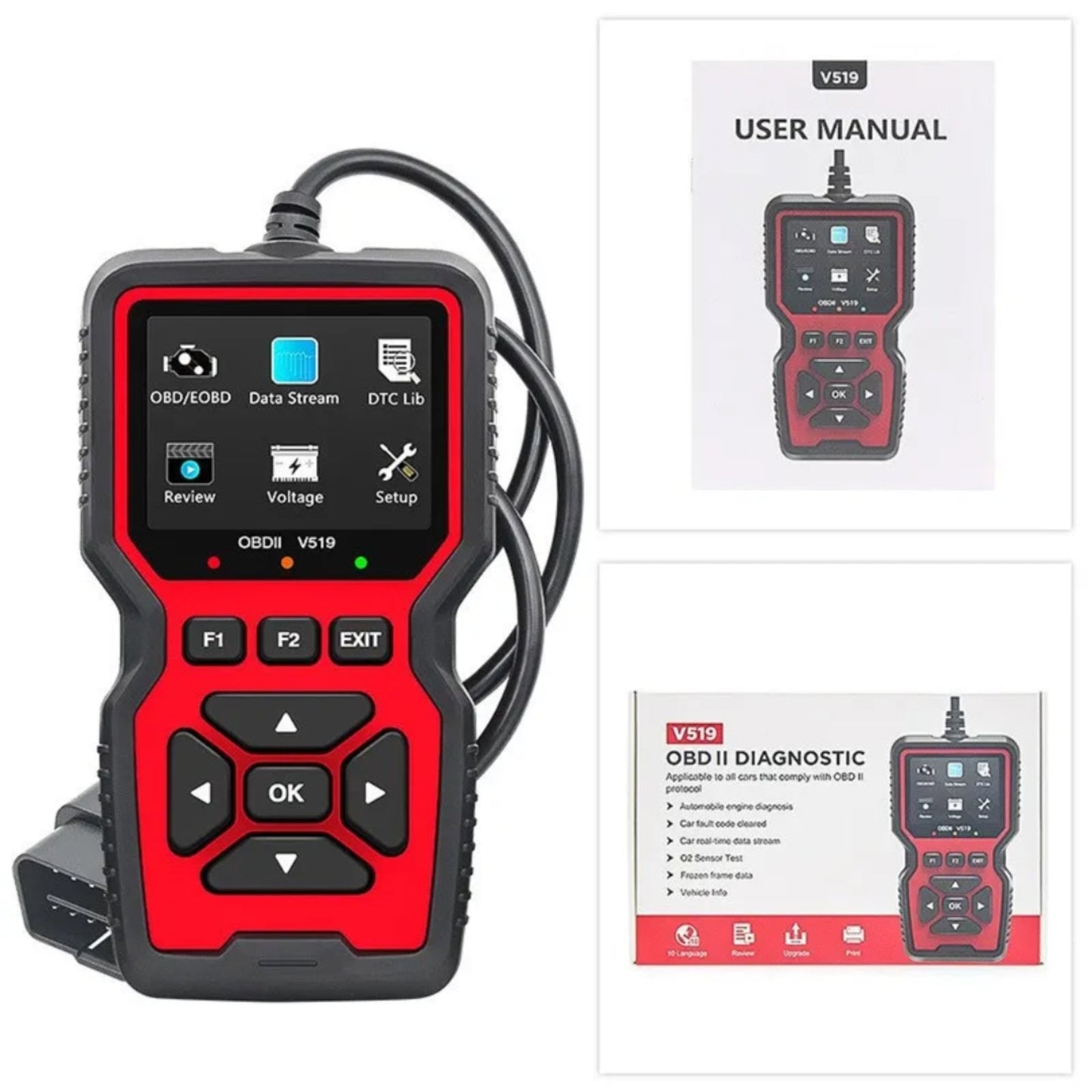 Dijagnostika za auto OBD2 V519...