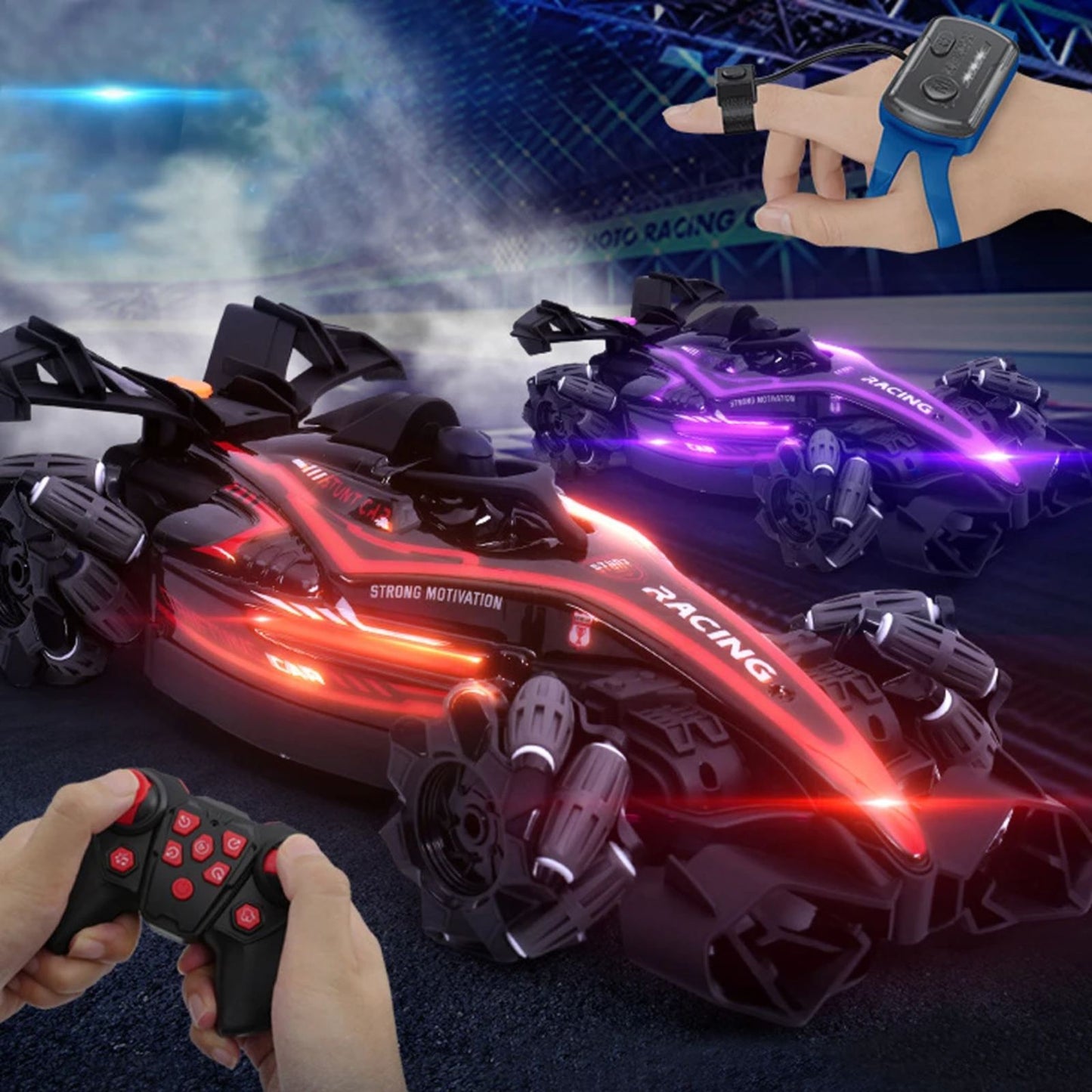 RC Formula sa dim efektom i upravljanjen na ruci...