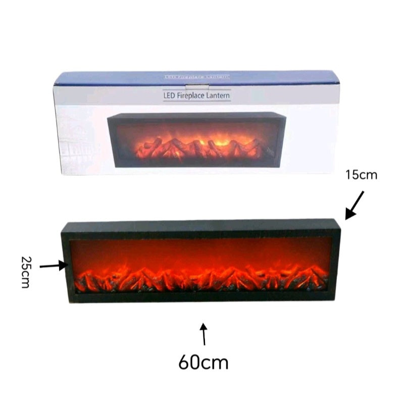 Led Kamin - dekorativna imitacija kamina 60x15x25...