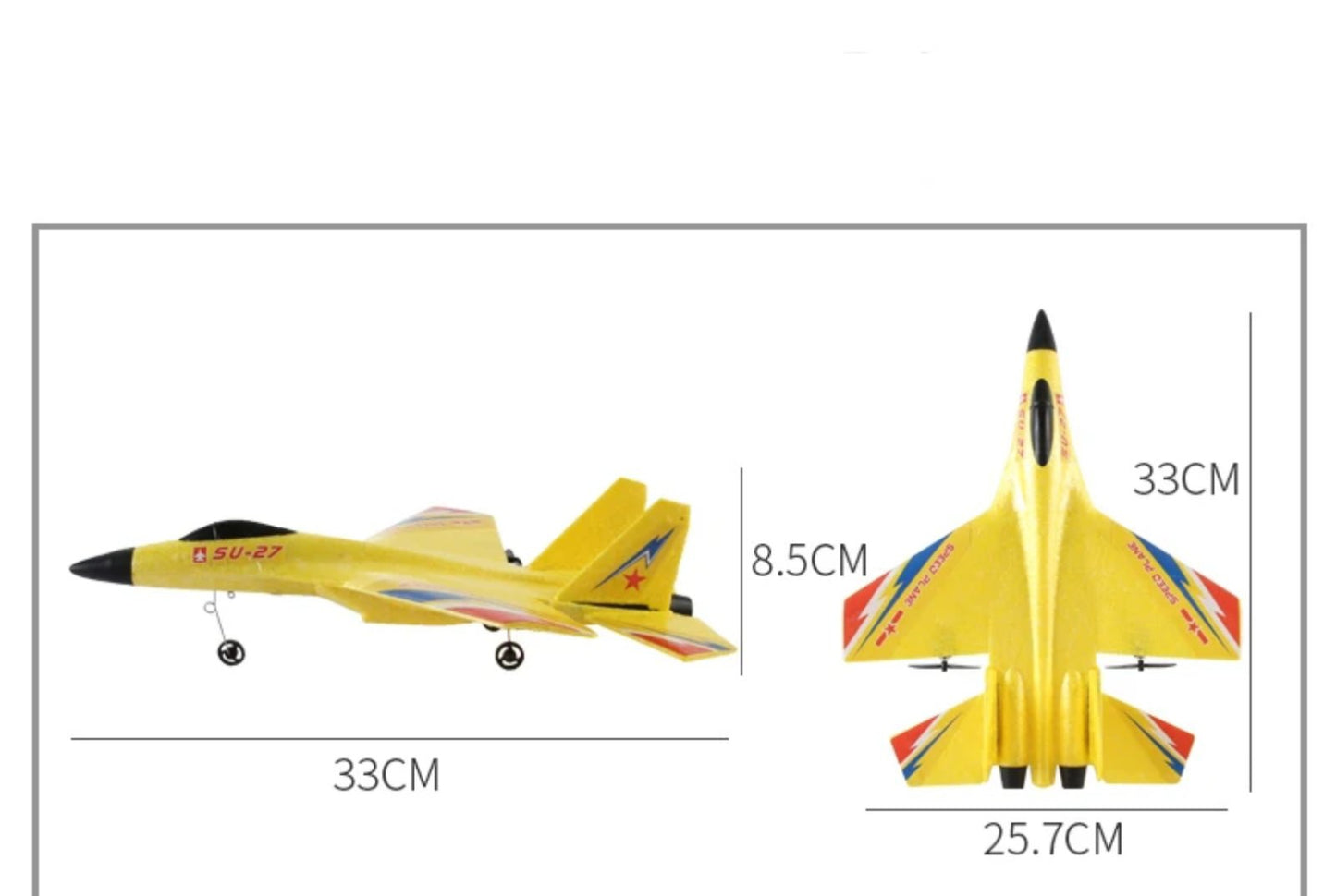 Avion na daljinsko upravljanje SU-27...