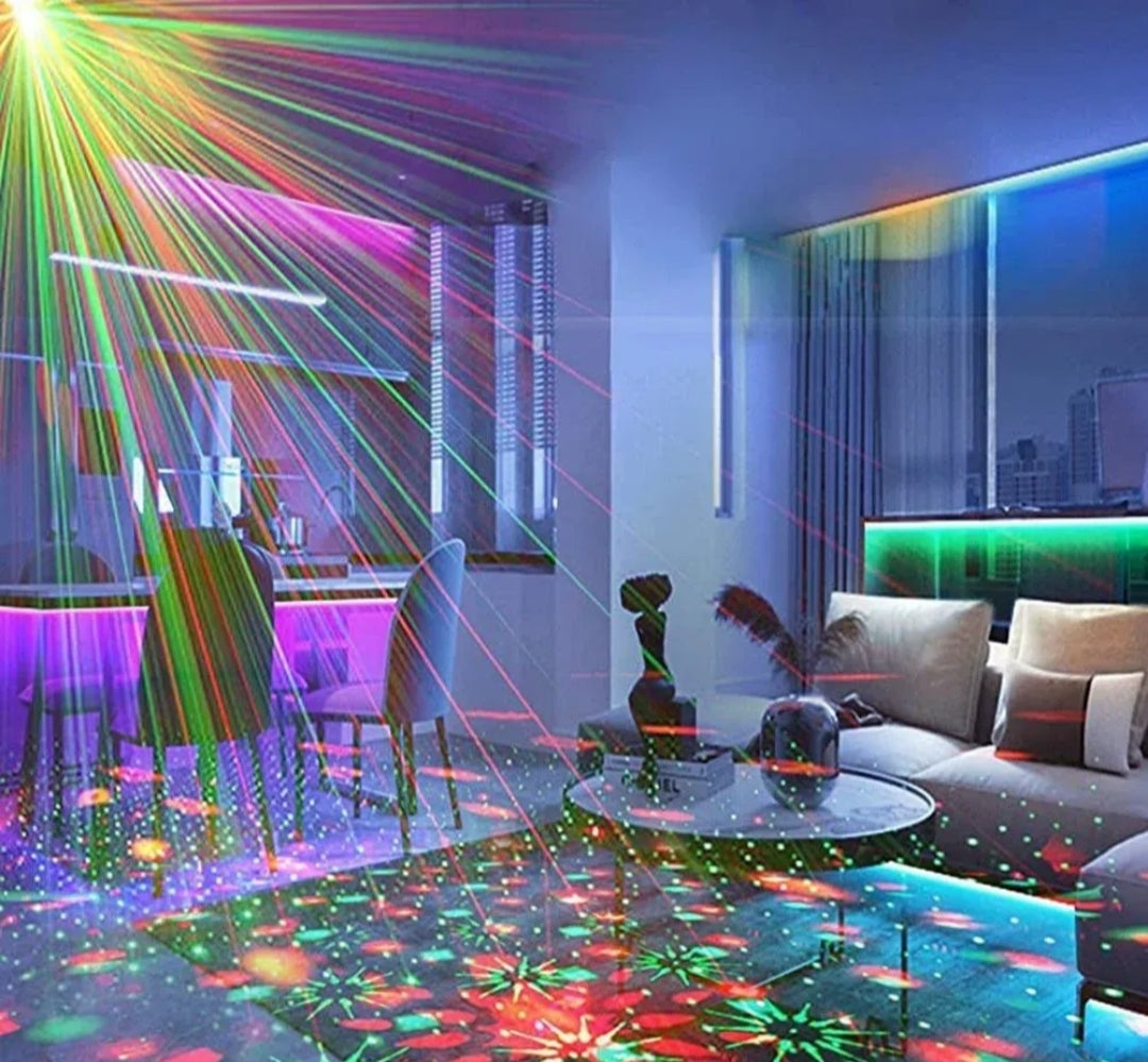 Disco kugla laser 2u1...