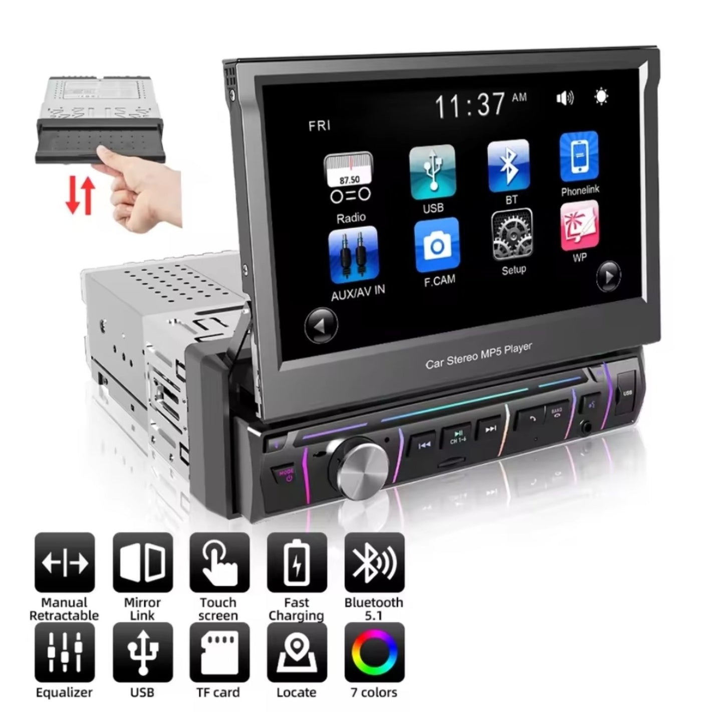 Multimedia GPS Android 7"...