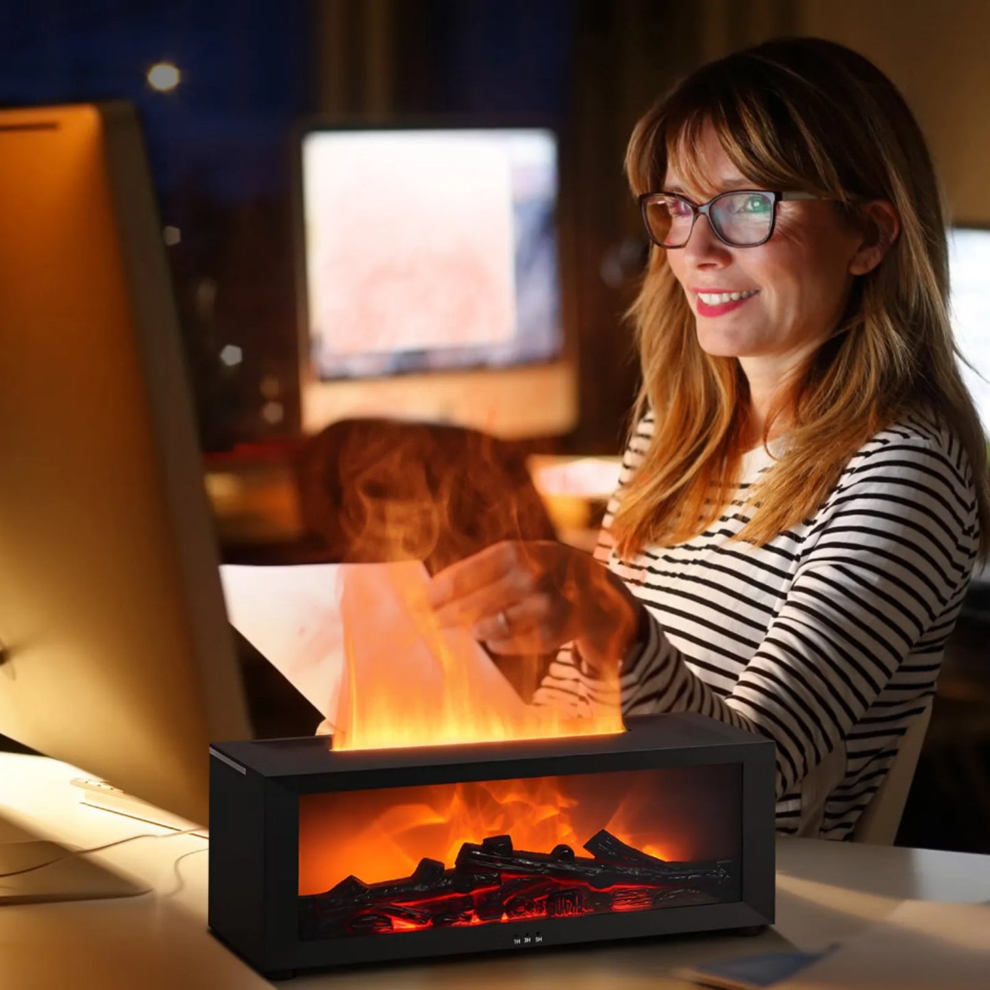 LED Kamin i Aroma difuzer