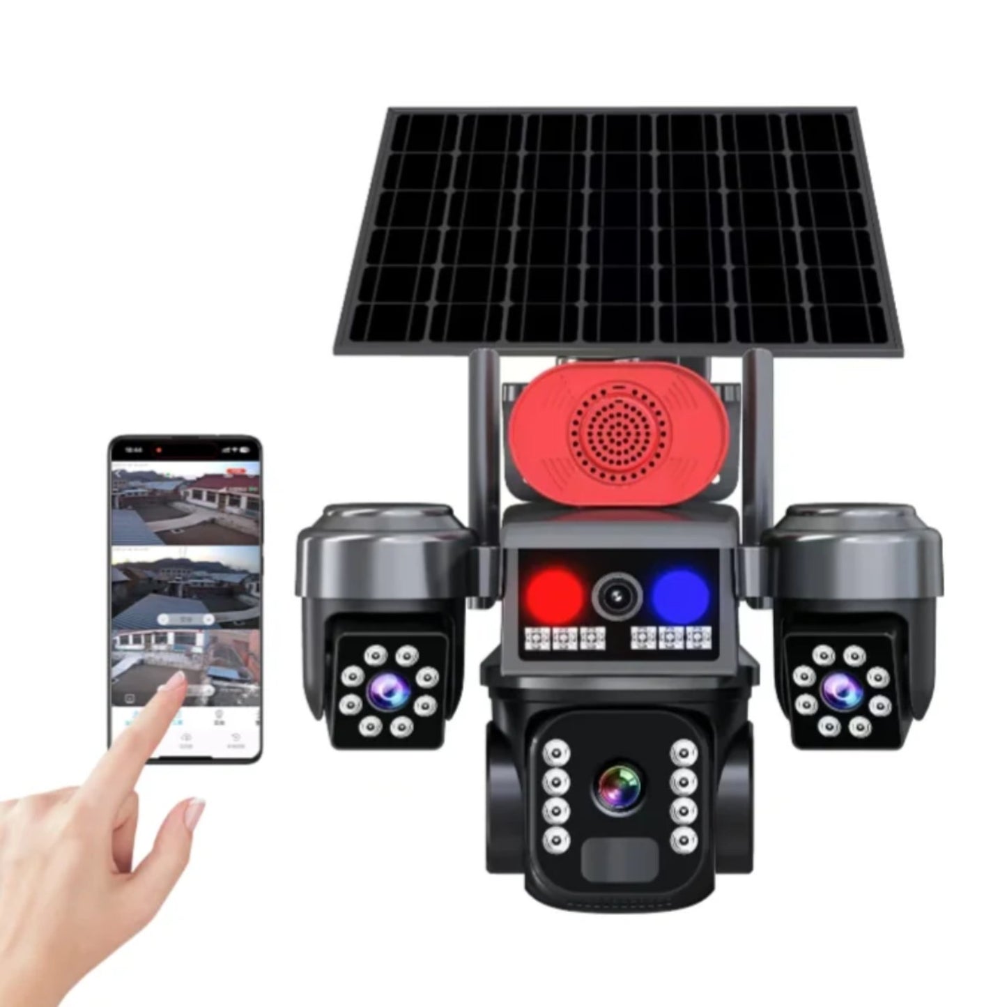 Solarna kamera HD sa 3 sociva 4G...