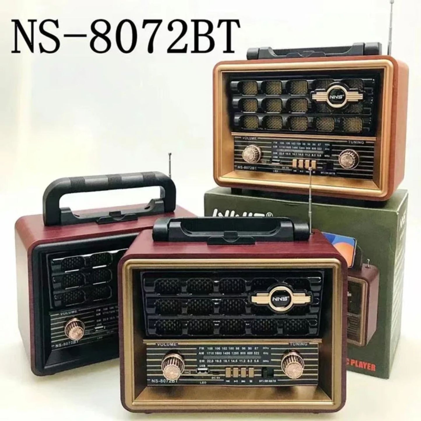 Retro radio bluetooth NS-8072BT...