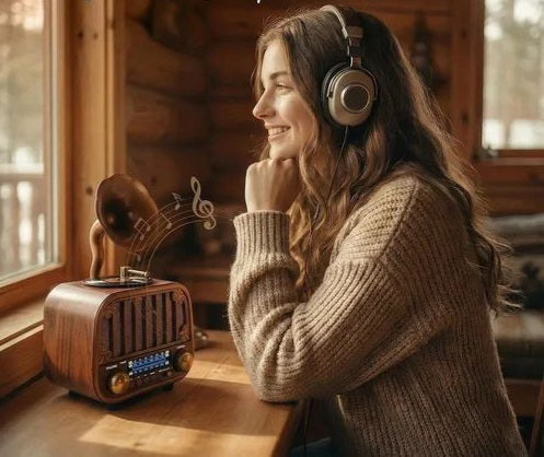 Retro bluetooth radio MD-1318BT...